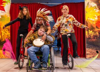 Ambulanter Kinderhospizdienst Dortmund Aufführung beim Zirkusprojekt