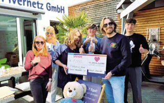 Pivernetz Spende für Deutsche Kinderhospiz Di enste