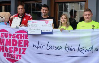Benefizfußballspiel deutsche kinderhospiz dienste Titel